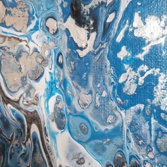 5"x7" Handmade Paint Pour - Picture 2 of 5